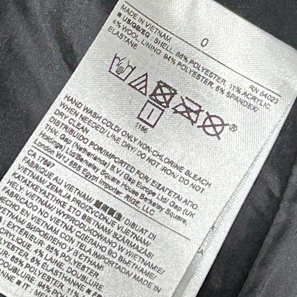 NWOT Banana Republic Gun Metal Metallic Tweed Moto Jacket - Picture 7 of 7